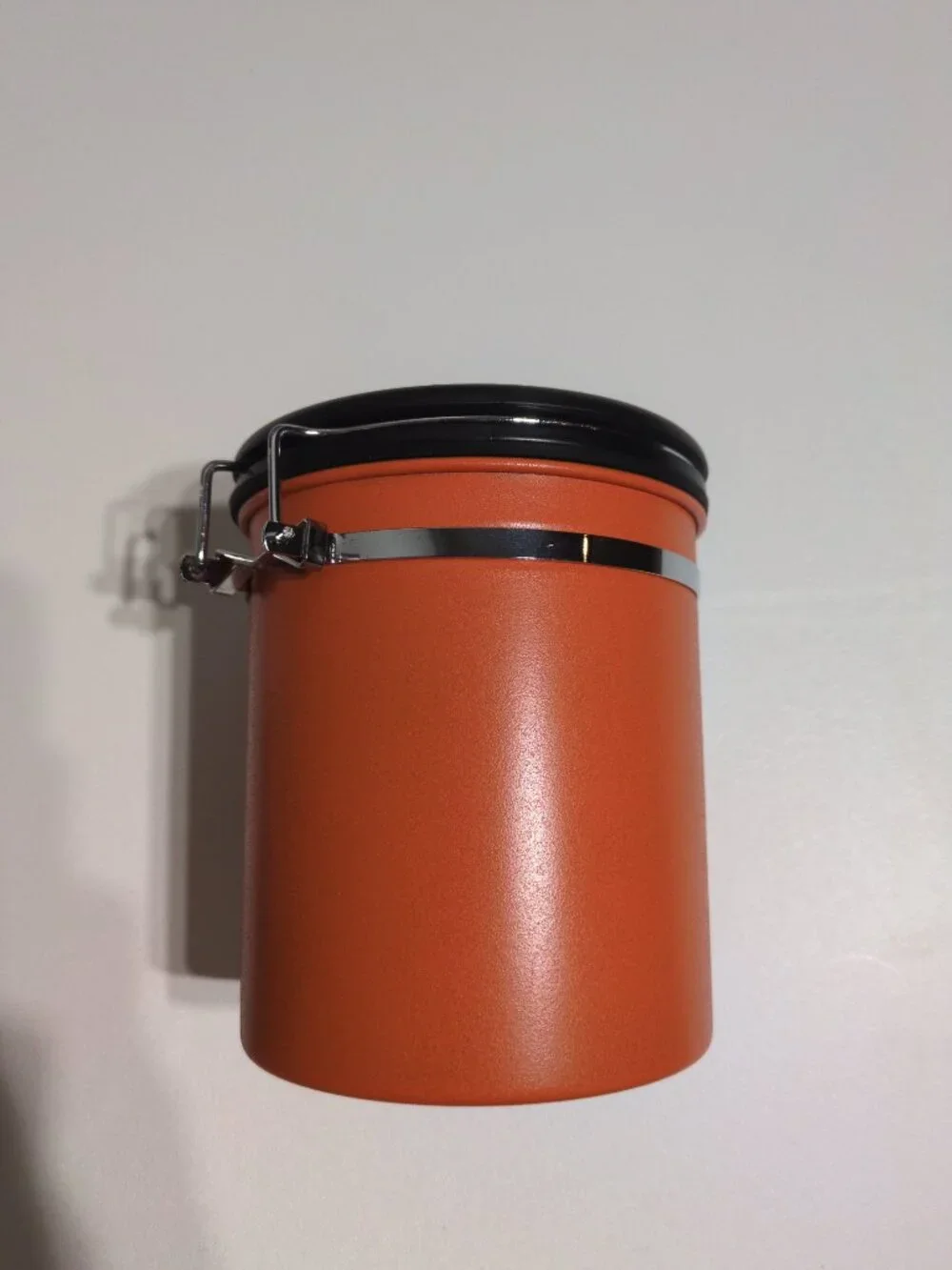 Coffee Gator Orange Canister Set 16 oz Sealed Stainless Steel Coffee Jar Scooper